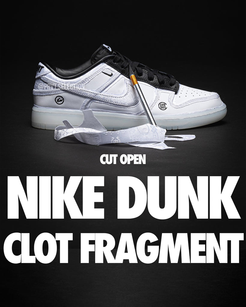Early Bird: First Look Beneath the Nike x CLOT x fragment Dunk Low!