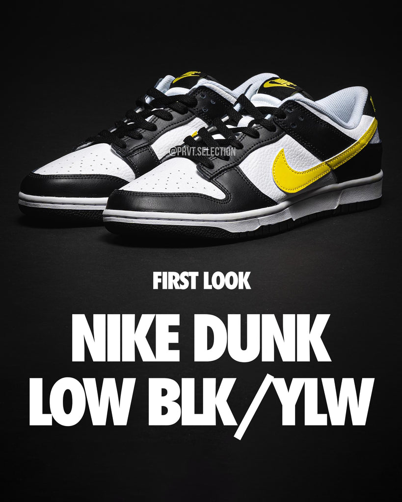 Nike Dunk Low Black/Yellow: A Vibrant Twist on the Classic