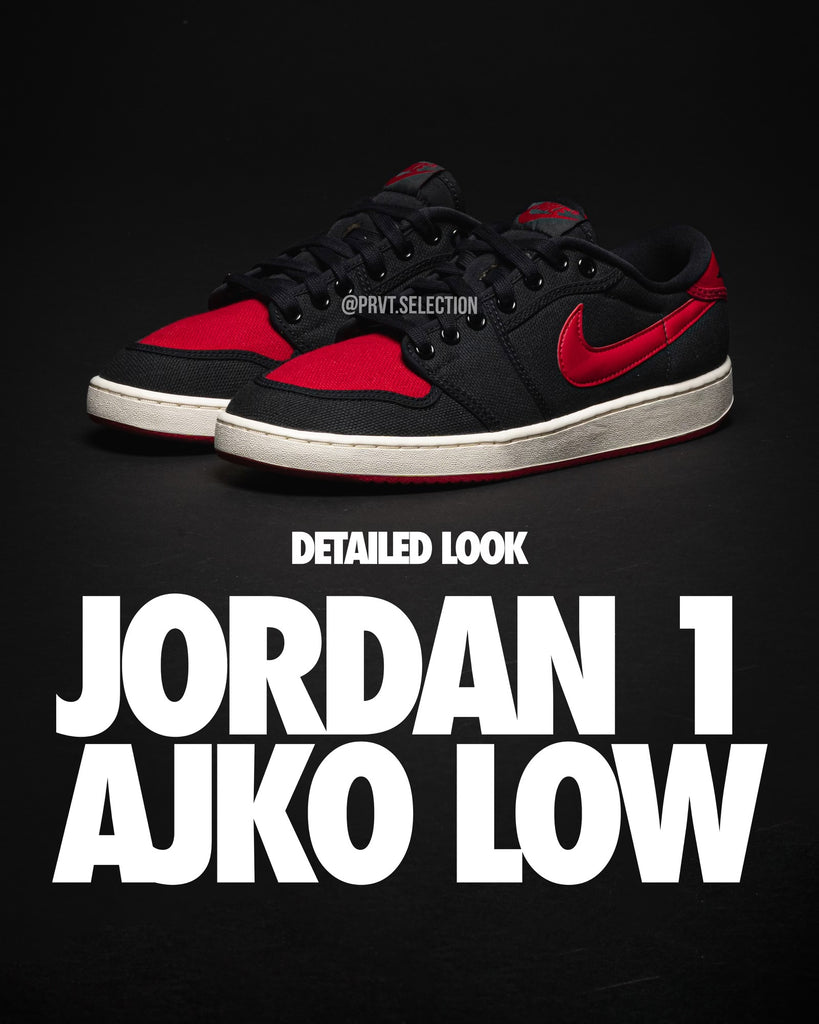 Early Bird: Jordan 1 AJKO Low Black/Red