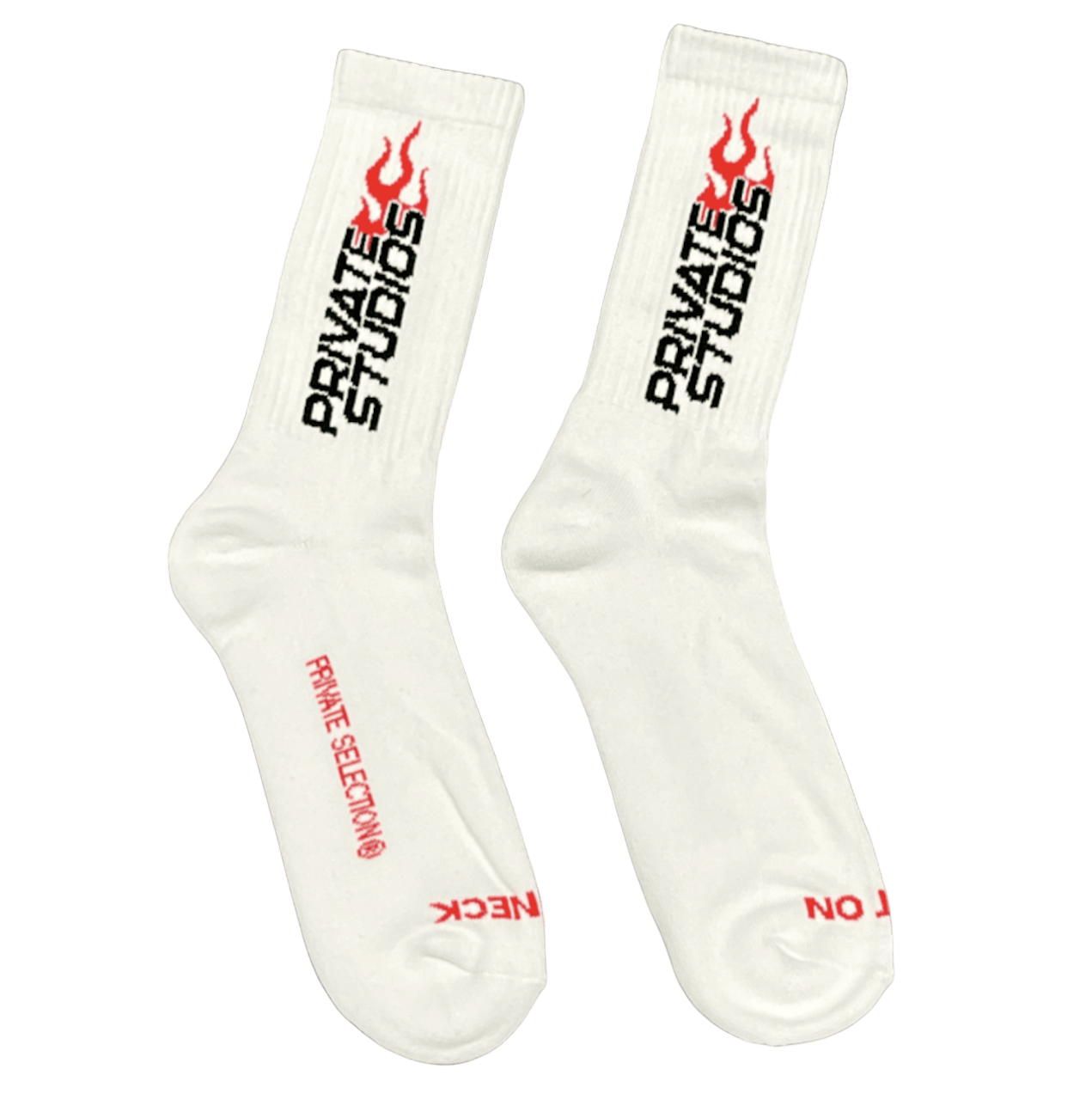 Flame Sock | White/Red