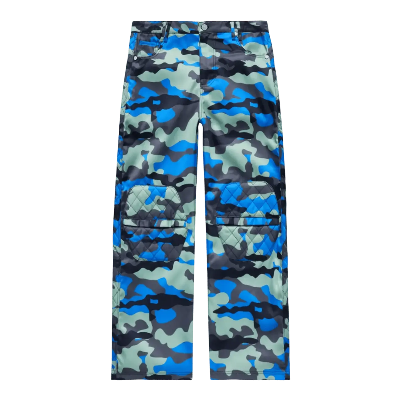 Homme Femme Phantom Cargo Pants Blue Camo