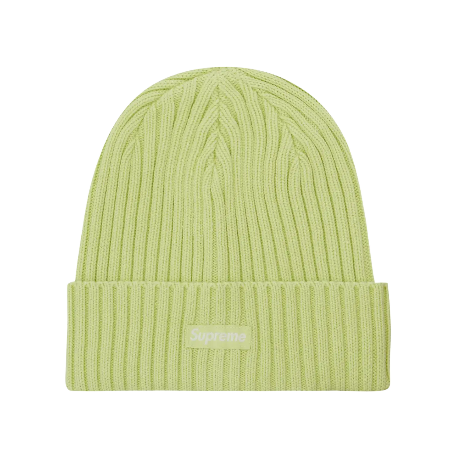 Supreme Overdyed Beanie (SS23) Light Lime