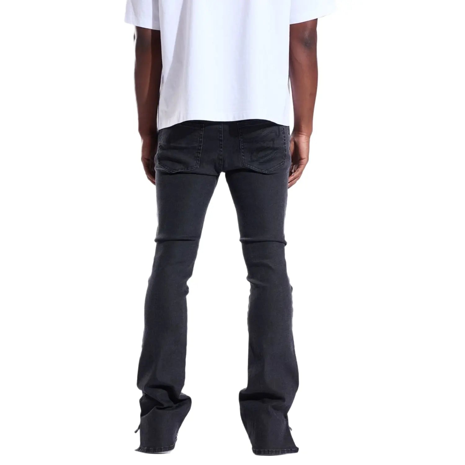 Crysp Denim Arch Flare Denim Grey Washed
