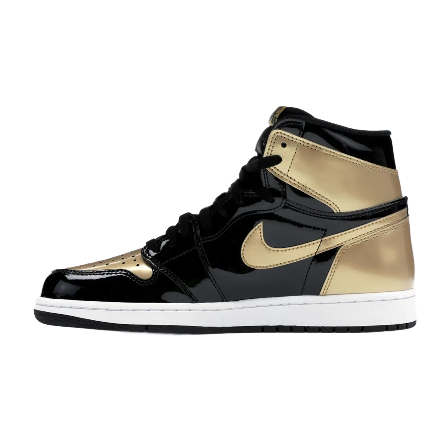 Jordan 1 Retro High NRG Patent Gold Toe