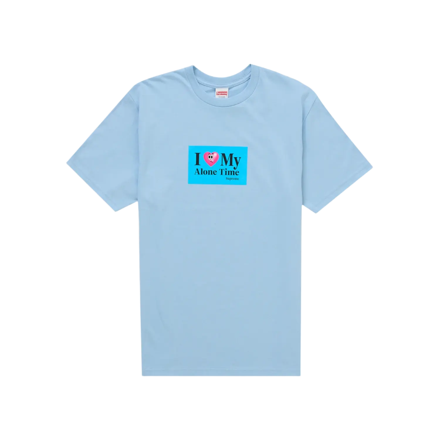 Supreme Alone Time Tee Powder Blue