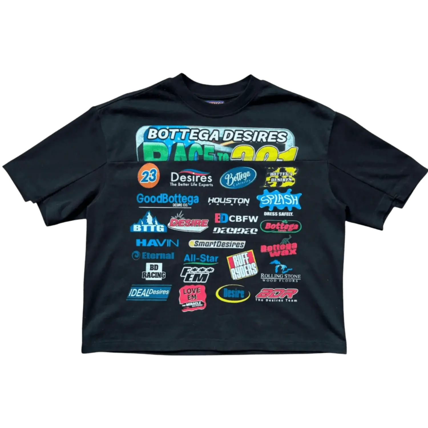 Bottega Desires Race T-Shirt Black