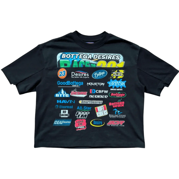 Bottega Desires Race T-Shirt Black
