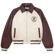 Vale Forever Woodbury Bomber Jacket Cream/Brown