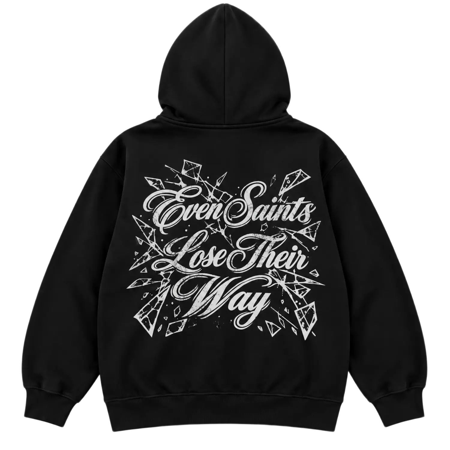 Lost Saint Stained Glass Hoodie Black