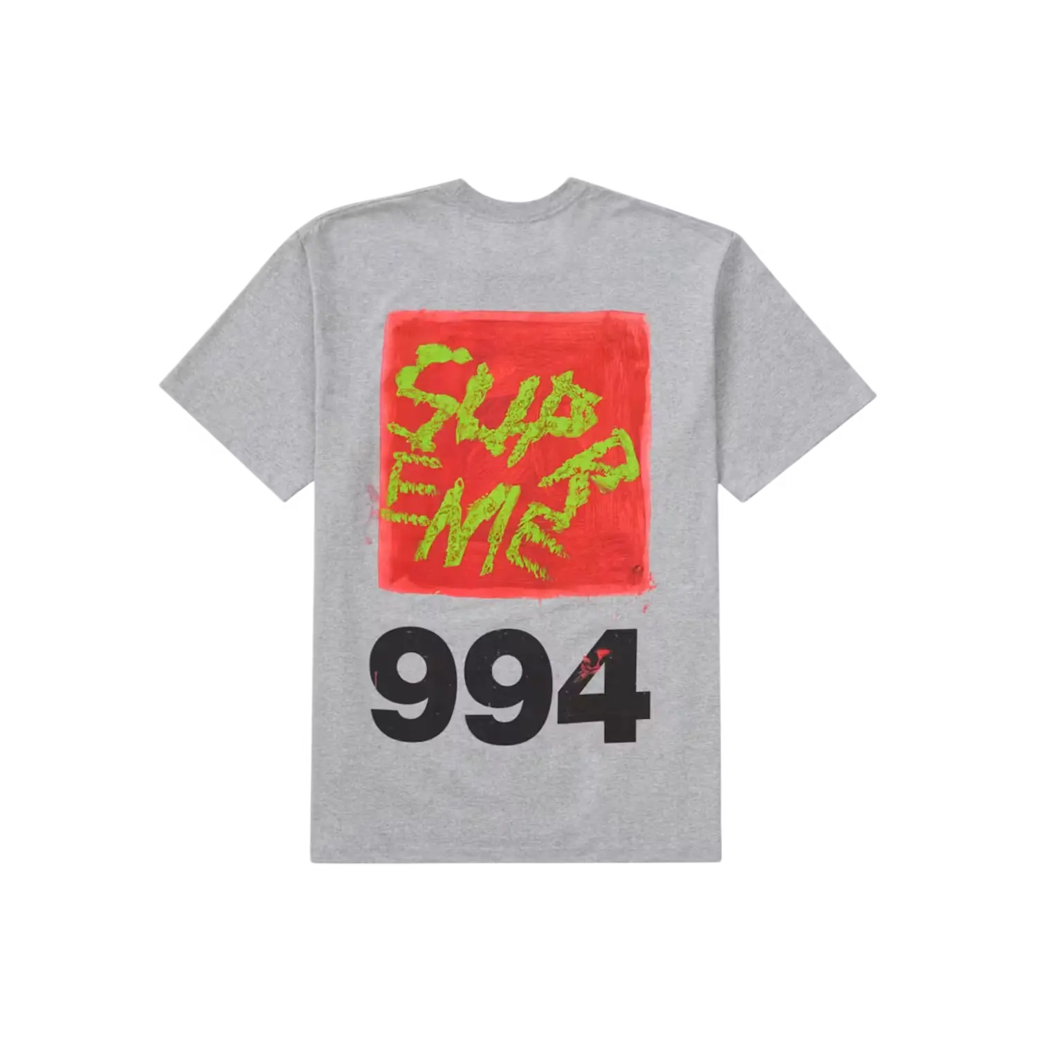 Supreme Paint Tee Heather Grey