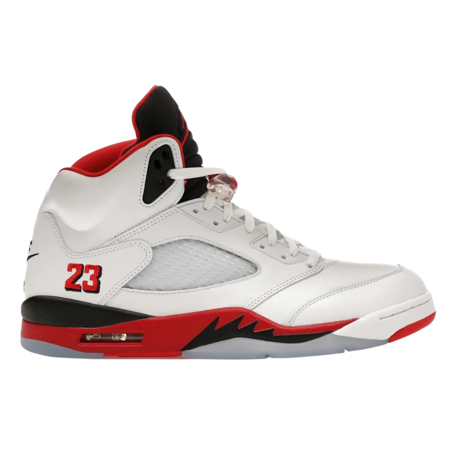 Jordan 5 Retro Fire Red Black Tongue (2025)