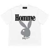 Homme Femme Playboy Tee White/Black/Grey