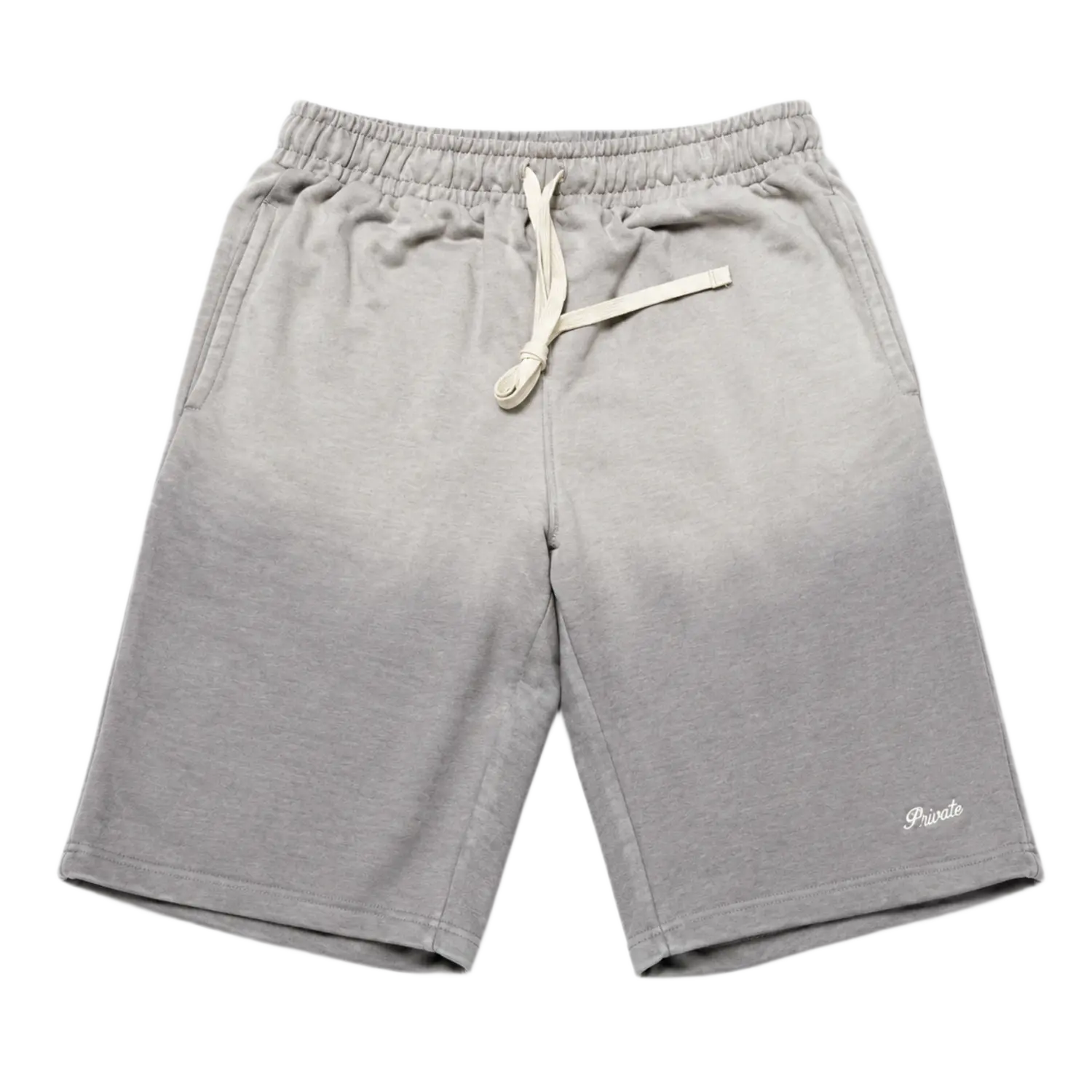 Mini Logo GITD Baggy Oversized Sweatshort Grey