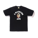 BAPE Check College Tee Black/Beige