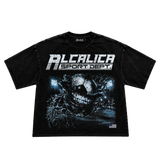 Alcalica Hooligan Drop Crop Tee Black