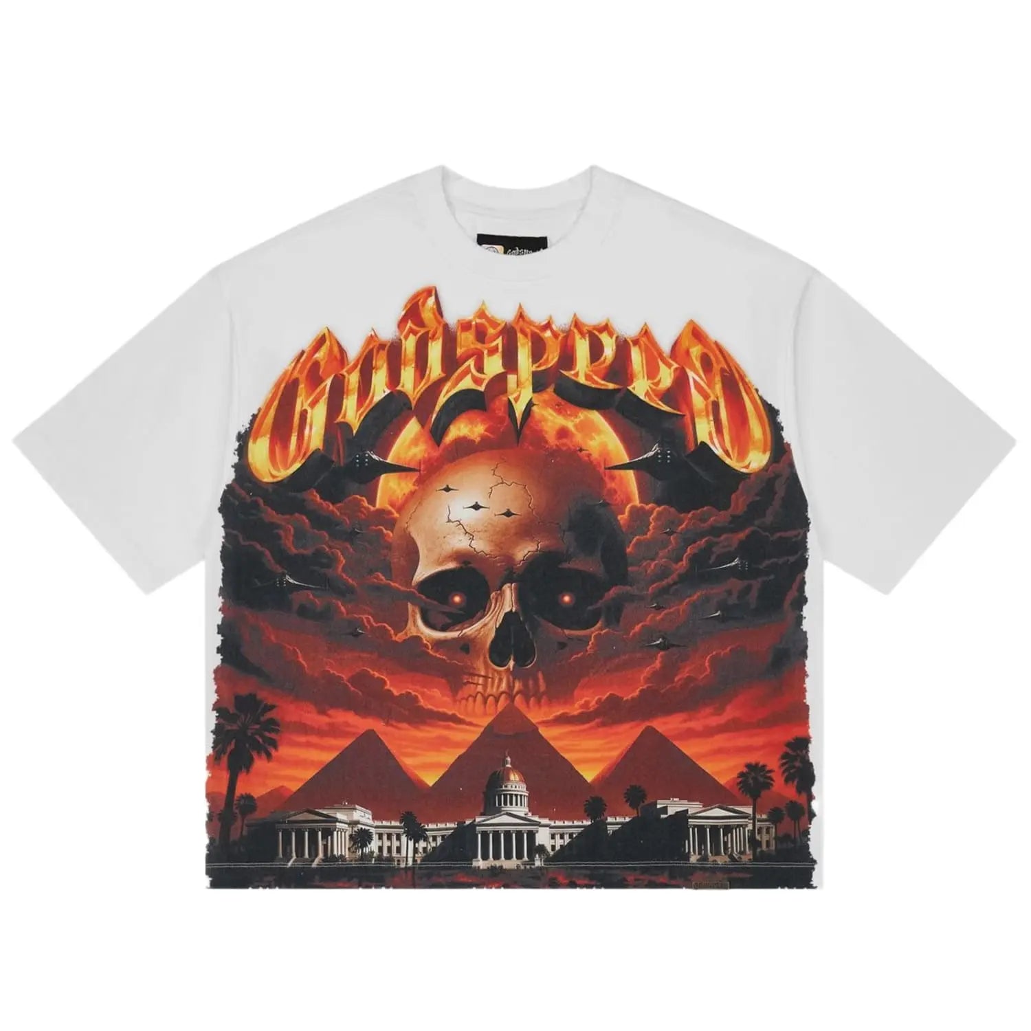 Godspeed Echoes of Empire Tee White