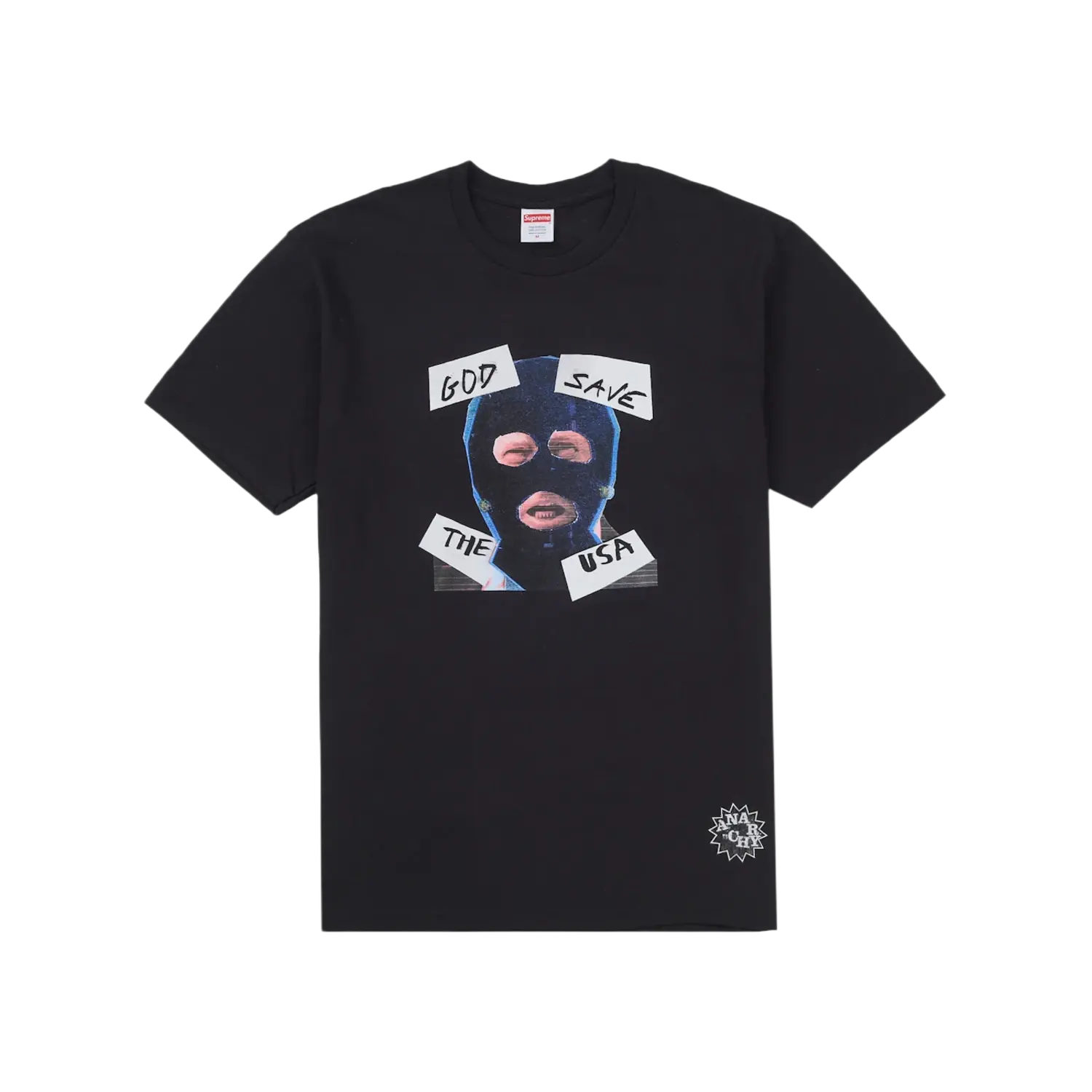 Supreme God Save Us Tee Black