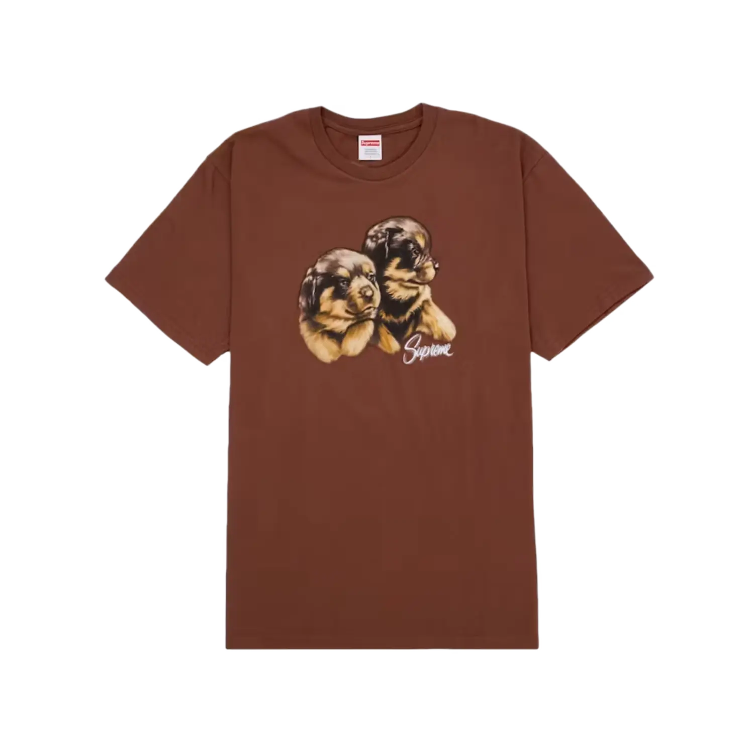 Supreme Puppies Tee Brown