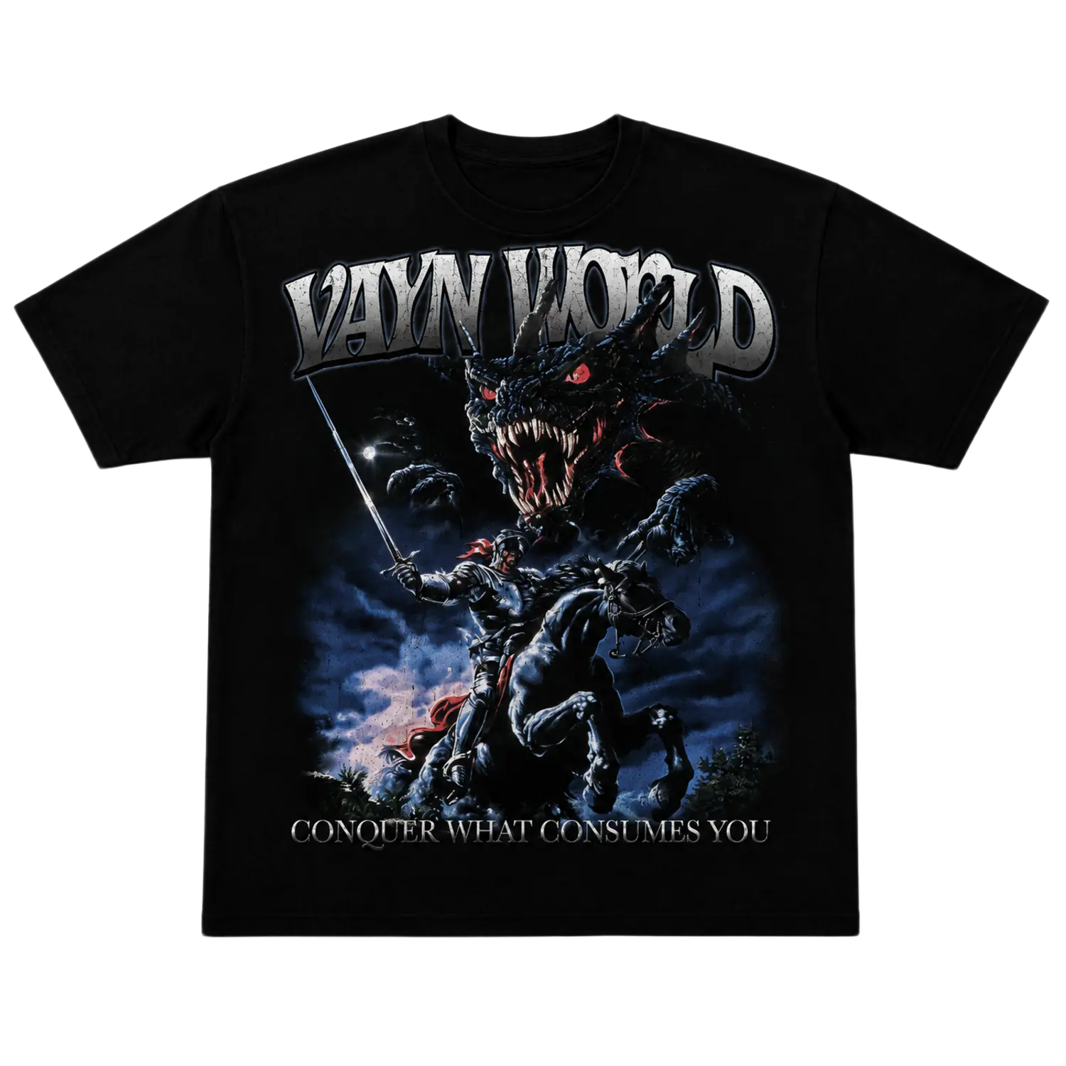 VAYN Conquer Tee Black