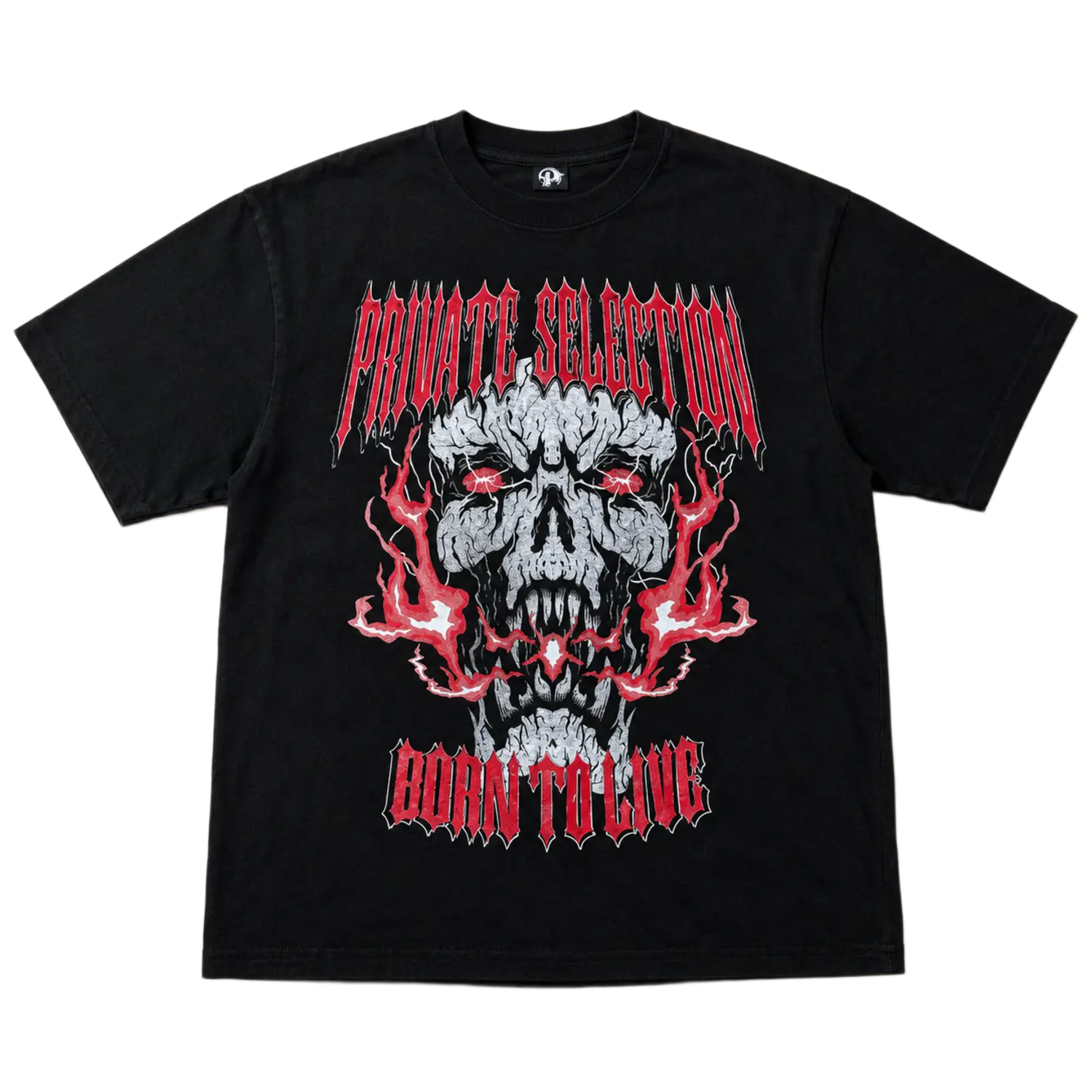 Born To live Tee Black