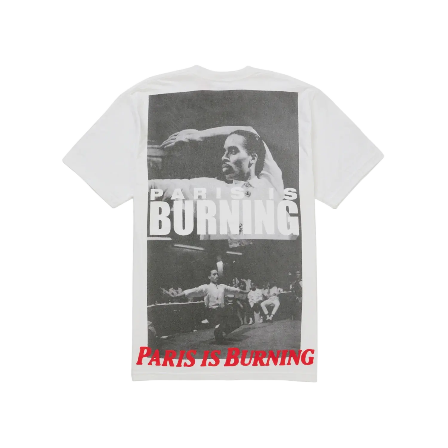 Supreme Paris Is Burning Tee White