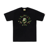 BAPE ABC Camo Sta College Tee Black/Green