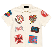Homme Femme Heartbreak Button Down Cream