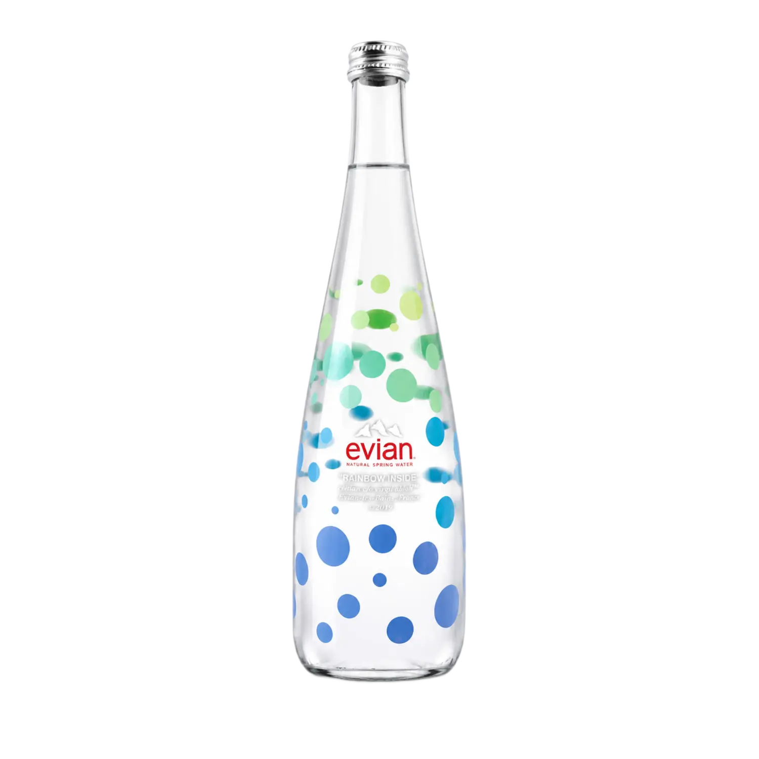 Evian Glass Water Virgil Abloh