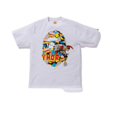 BAPE x Marvel Comics Camo Mighty Thor Tee White