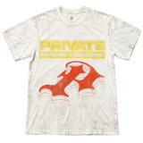 Private Sport 3D Tee Dirty White