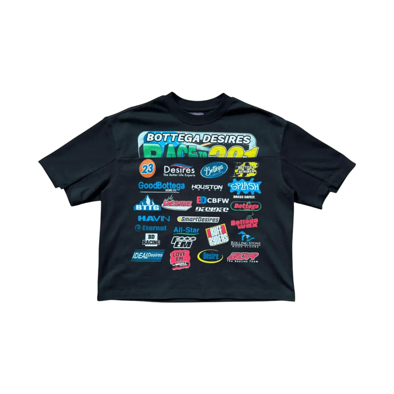 Bottega Desires Race T-Shirt Black
