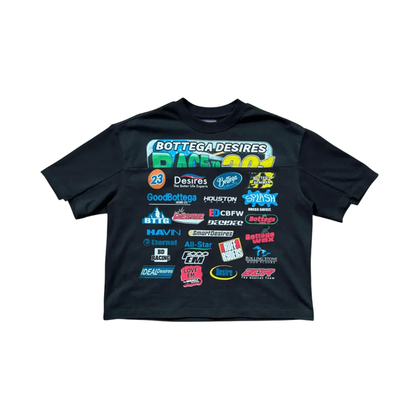 Bottega Desires Race T-Shirt Black