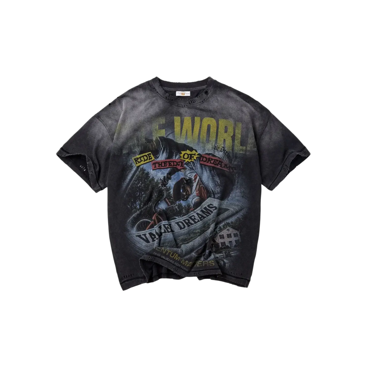 Vale Forever Newspaper Tee Black
