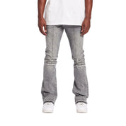 Crysp Denim Wiz Flare Ice Grey