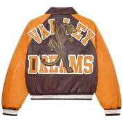 Vale Forever Aubrey Bomber Jacket Brown/Orange