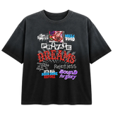 Private Dream Thrashed Vintage Tee Black