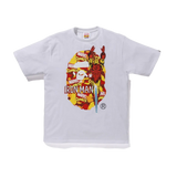 BAPE x Marvel Camo Iron Man Tee White