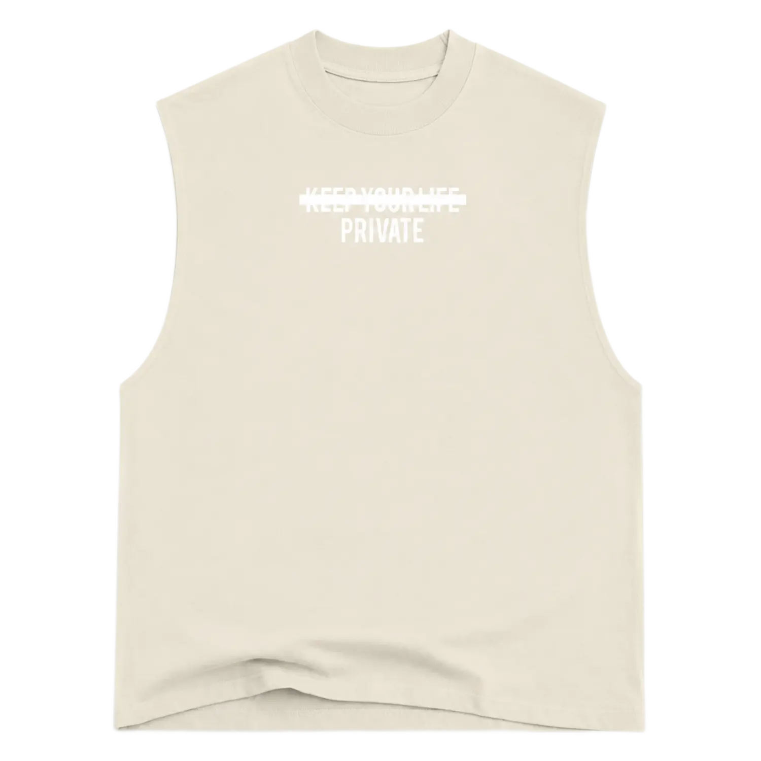 KYL Cutoff Tee Off White