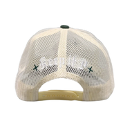 Keep It P Trucker Cream/Green Suede