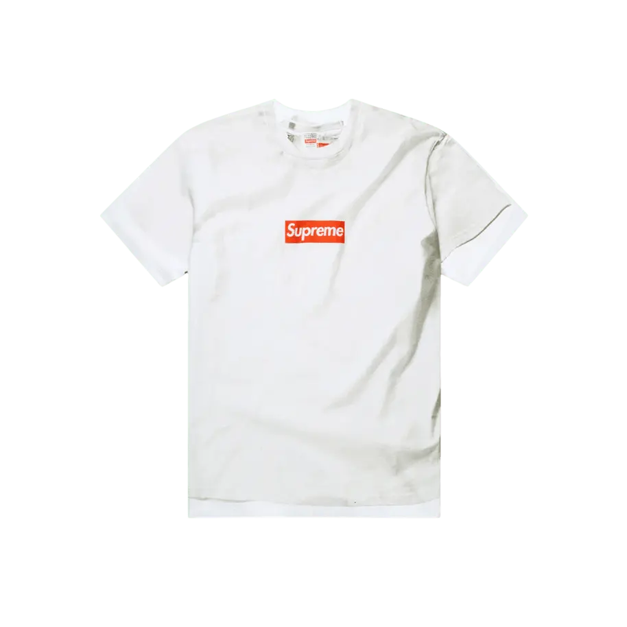 Supreme MM6 Maison Margiela Box Logo Tee White