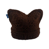 Arkyve Crochet Cat Hat Chocolate
