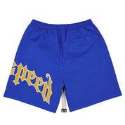 Godspeed OG Logo Nylon Shorts Blue/Yellow