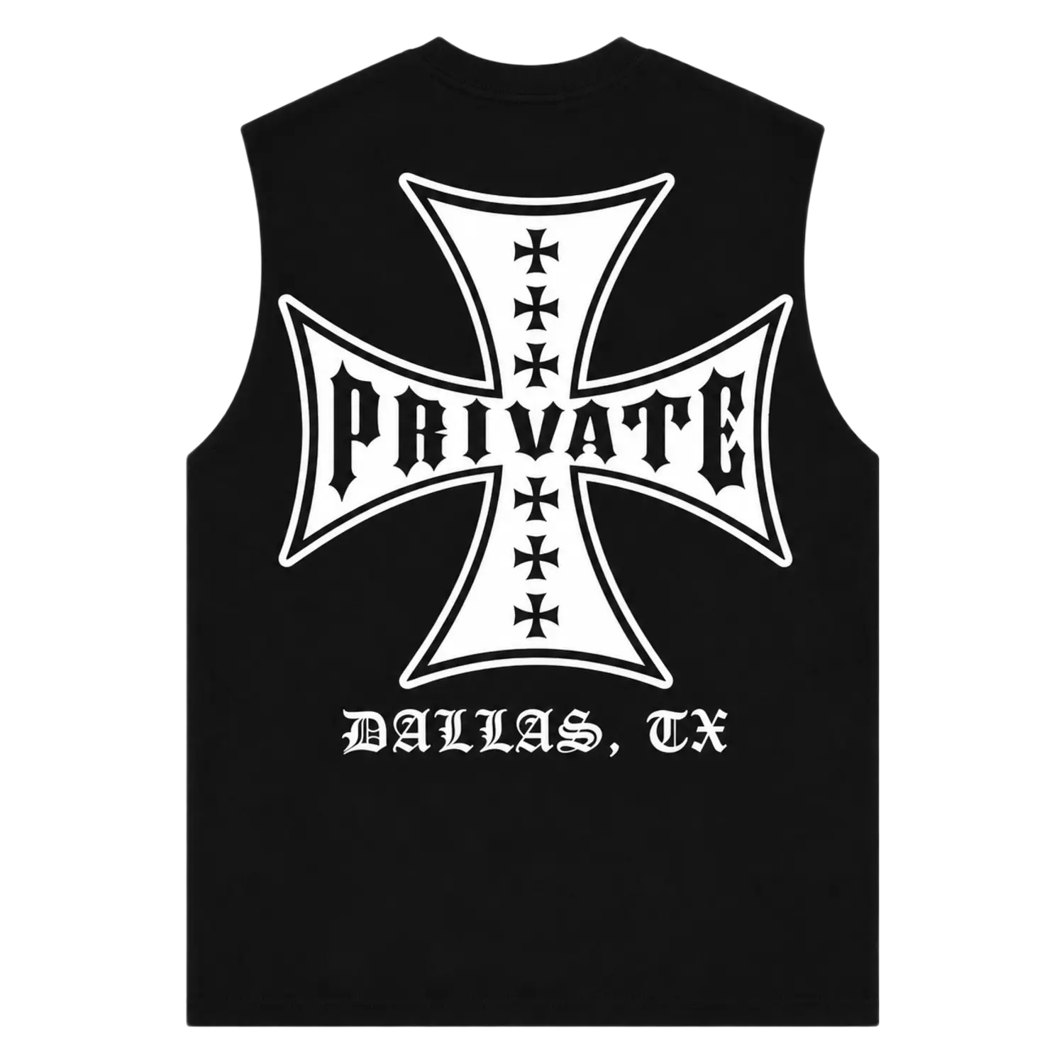 Chopper Cutoff Tee Black