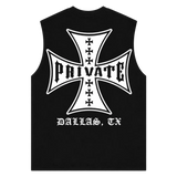 Chopper Cutoff Tee Black