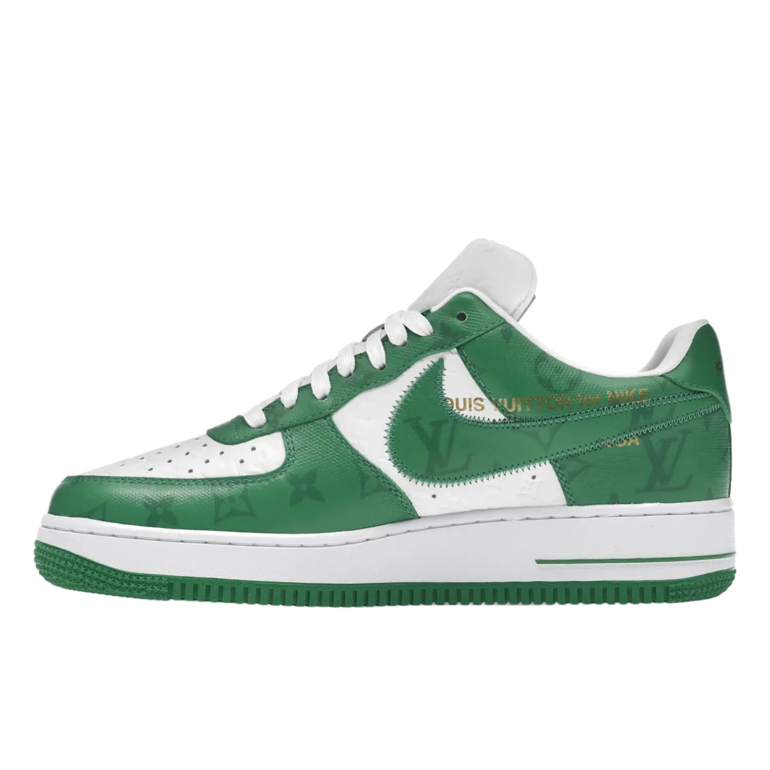 Louis Vuitton Nike Air Force 1 Low By Virgil Abloh White Green
