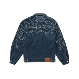 Supreme Shibori Denim Trucker Jacket Rigid Indigo