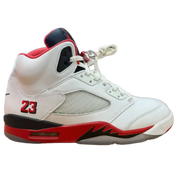 Jordan 5 Retro Fire Red Black Tongue (2025)
