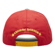 Chrome Hearts CH Silver Button Hat Red/Yellow