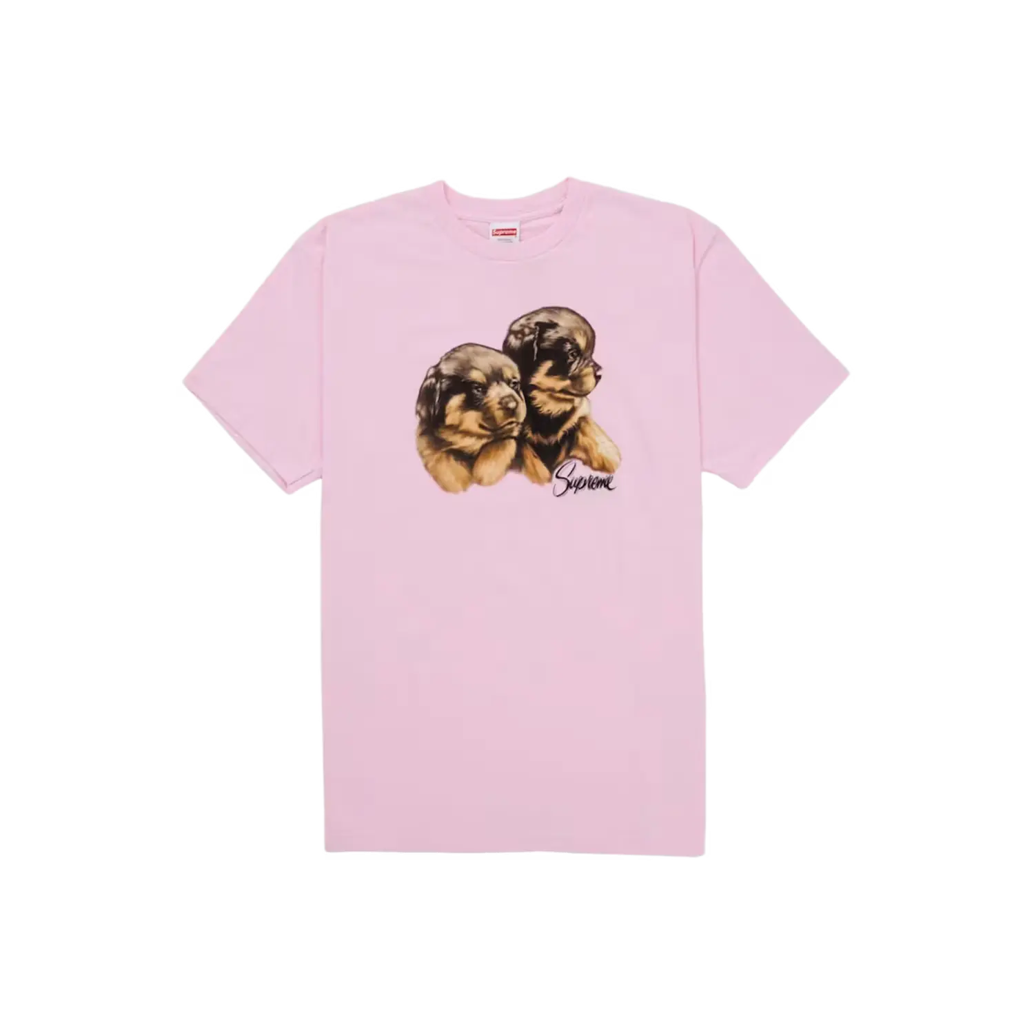 Supreme Puppies Tee Light Pink