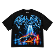 VAYN Afterburn Drop Crop Tee Black
